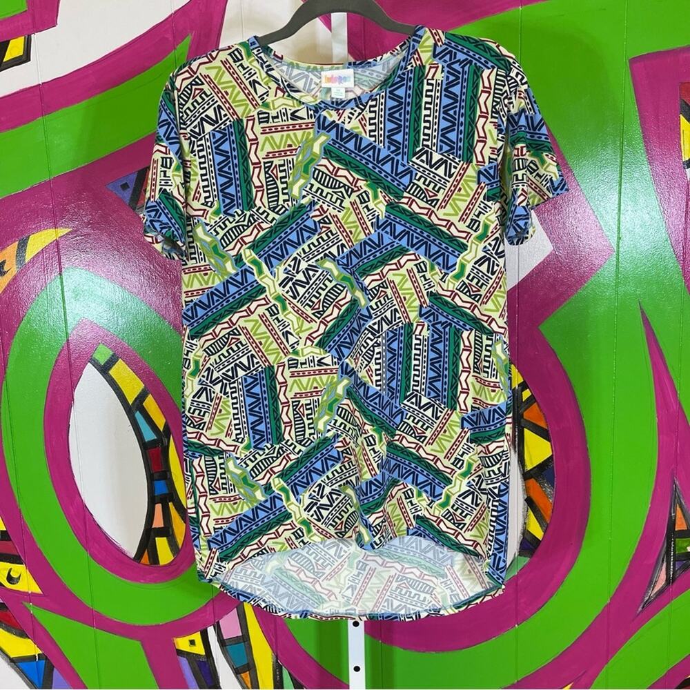 LuLaRoe, Girls Irma Tunic Shirt. Size 14. In excellent condition!